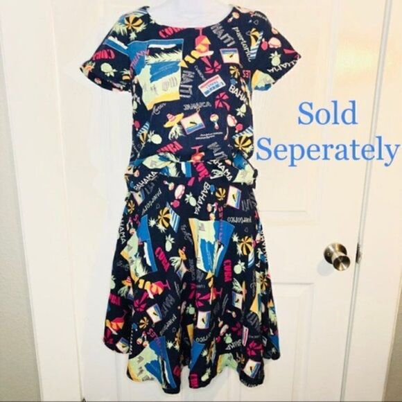 Modcloth Delightful Demeanor Short Sleeve Blouse Linen Navy Blue XS - Picture 12 of 13